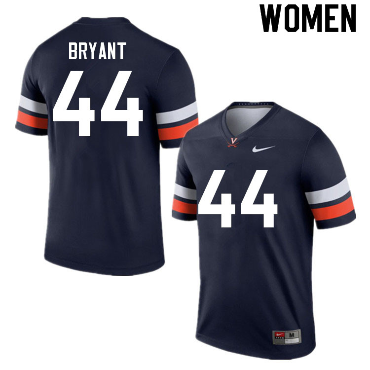 Women #44 Dre Bryant Virginia Cavaliers College Football Jerseys Sale-Navy - Click Image to Close